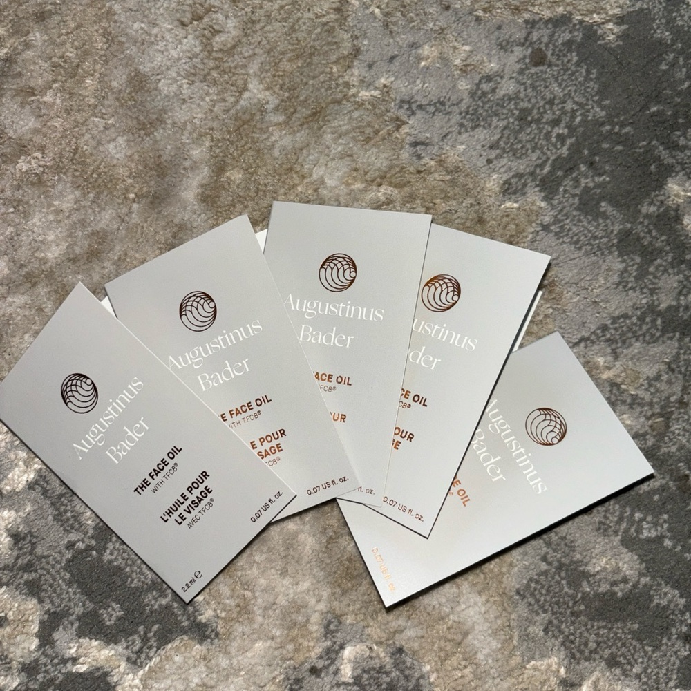 Augustinus Bader The Face Oil samples x5